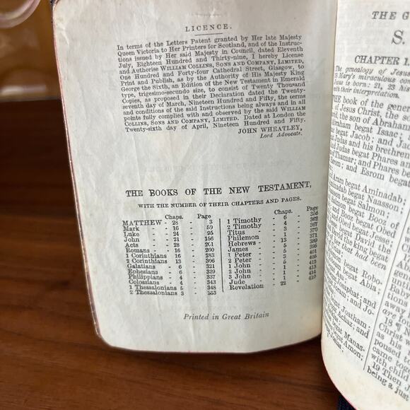 Mini Red Letter New Testament Translated Out of the Original Greek Early 1900's - Picture 5 of 13